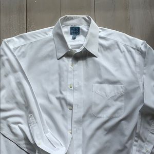 Men’s White French Cuff Dress Shirt 16-33
